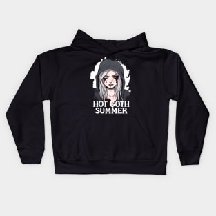 Hot Goth Summer Kids Hoodie